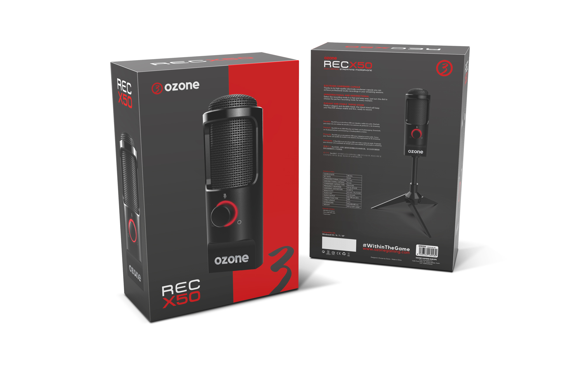 Microfone Ozone REC X50 3